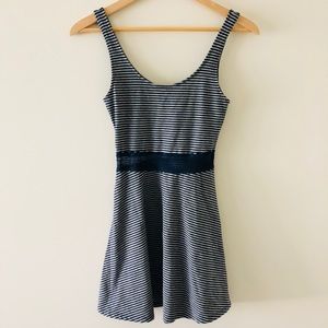 A&F Striped Skater Dress